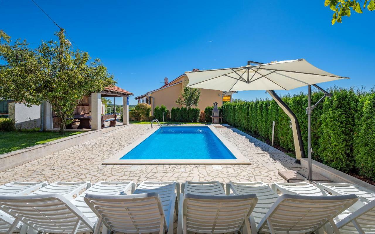 Villa House Semy With Private Pool Pazin Exterior foto